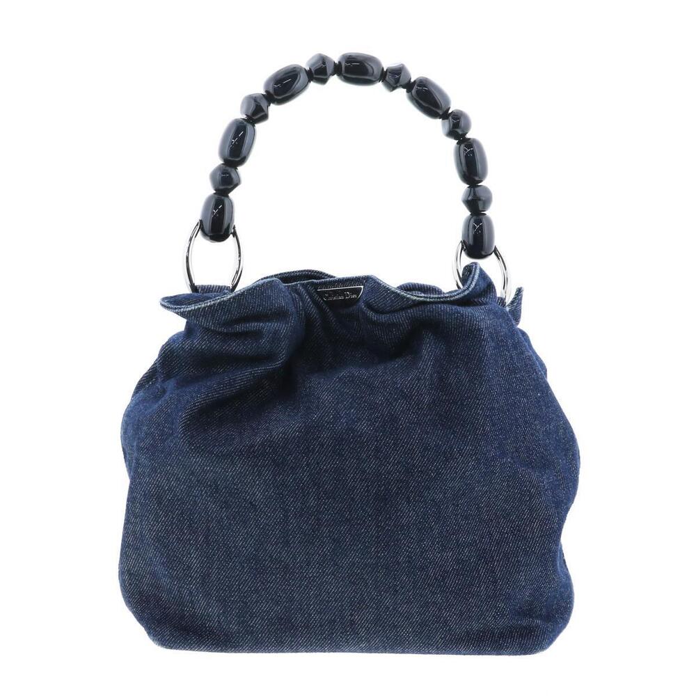 Christian Dior Marispearl Denim Handbag